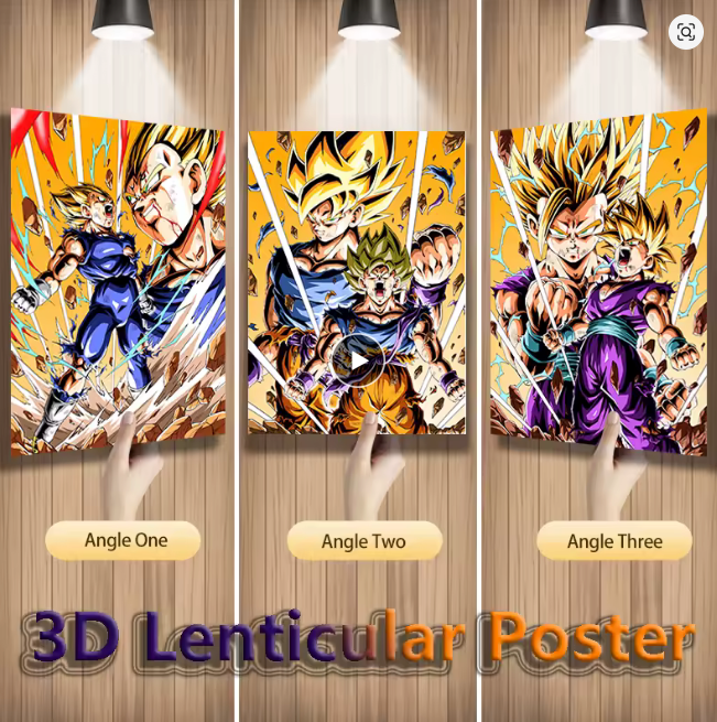 Póster Lenticular 3D Dragon Ball Z – Edición Limitada