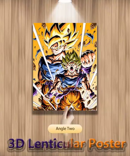 Póster Lenticular 3D Dragon Ball Z – Edición Limitada