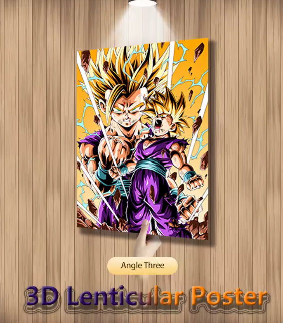 Póster Lenticular 3D Dragon Ball Z – Edición Limitada